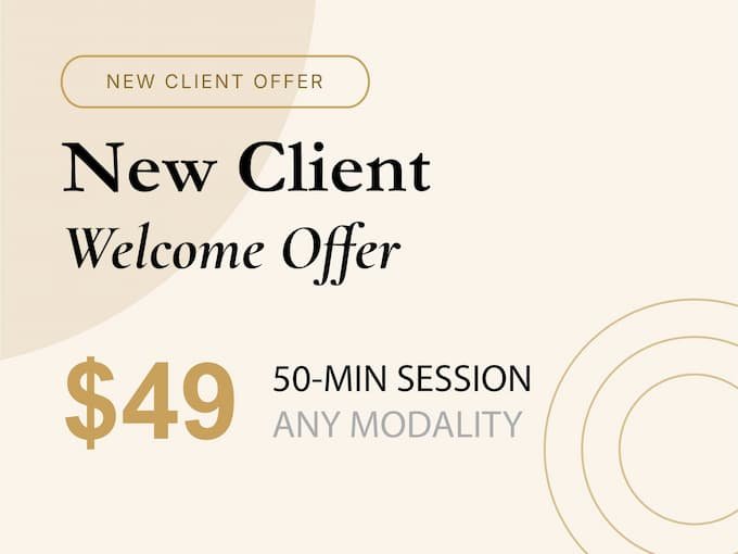 New client welcome offer for $49